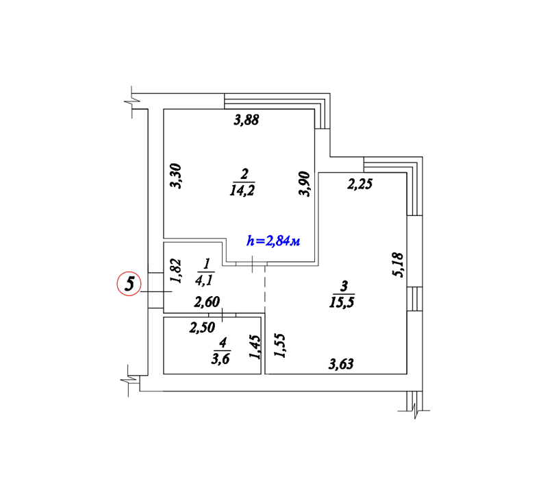 37,4 м²